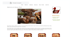 Desktop Screenshot of decoyplant.com